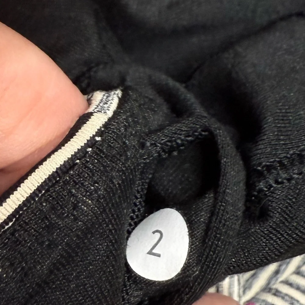 Lululemon run catch me  Striped Gray and Coral adjustable  Tank Top